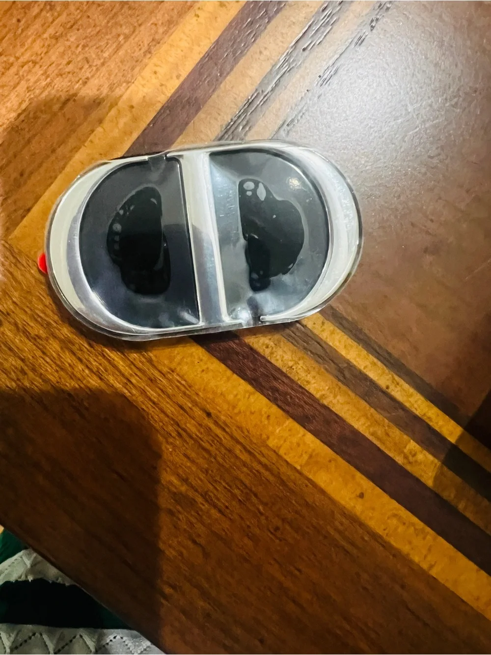 New GWP Dior Silver & Black Leather Phone Holder and Stand.